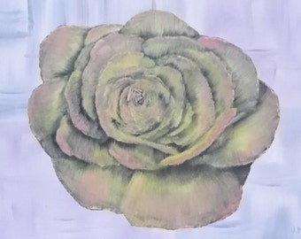 Peace Rose oil painting