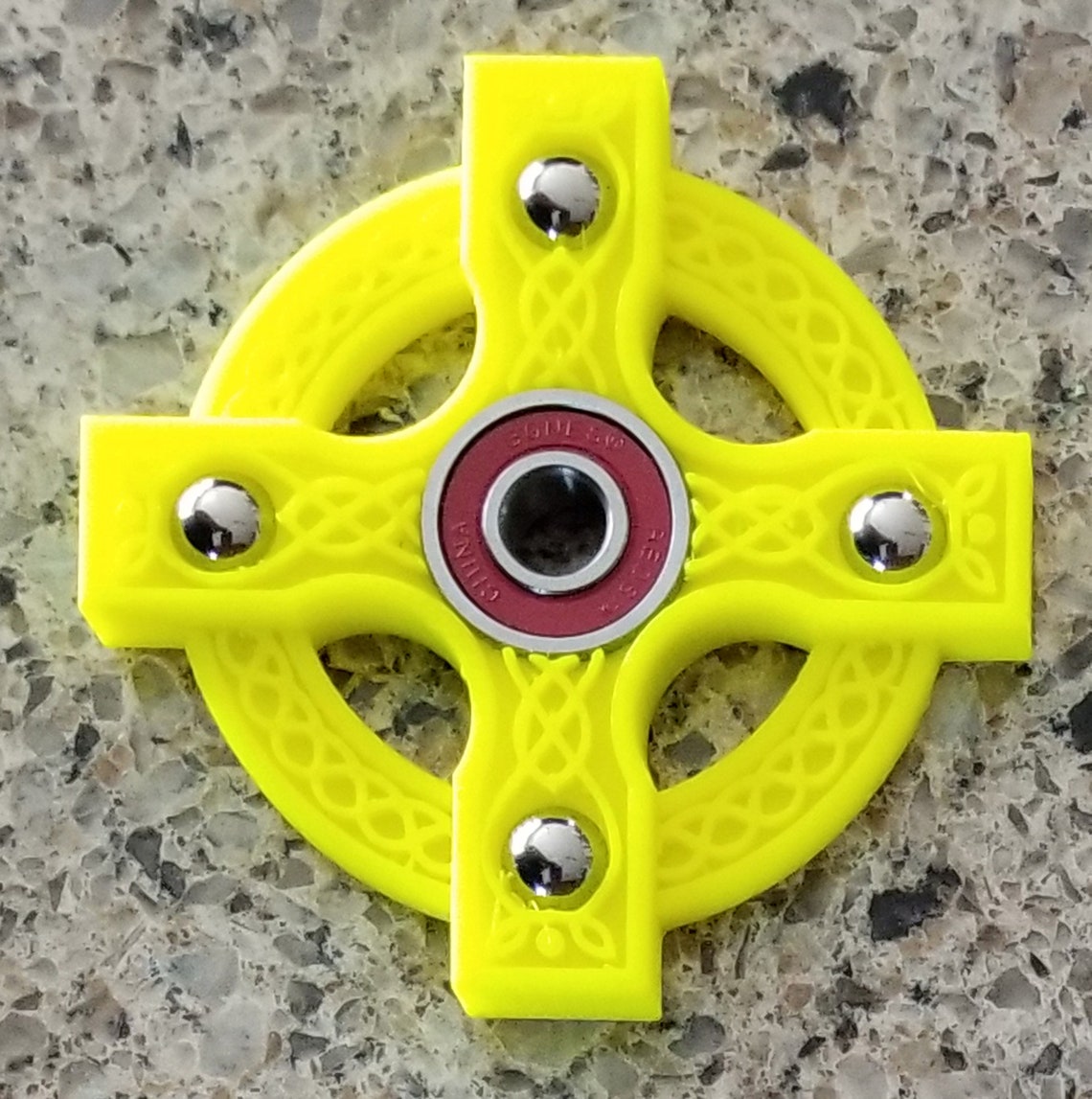 Fidget Spinner Celtic Cross 3D Printed Black - Etsy