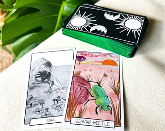Baraja de oráculo Small Spirits: un oráculo inspirado en los insectos