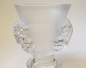 Lalique Crystal St. Cloud Vase, MINT CONDITION