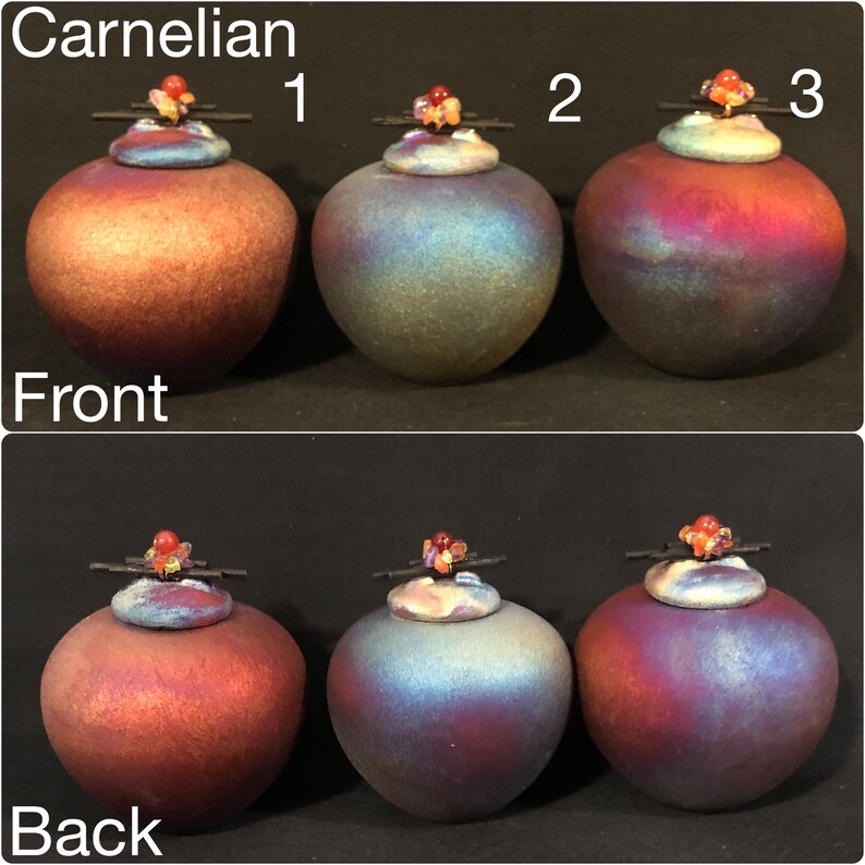 Small Raku Fetish Dream Catcher Jars With Copper Wire Paper Etsy