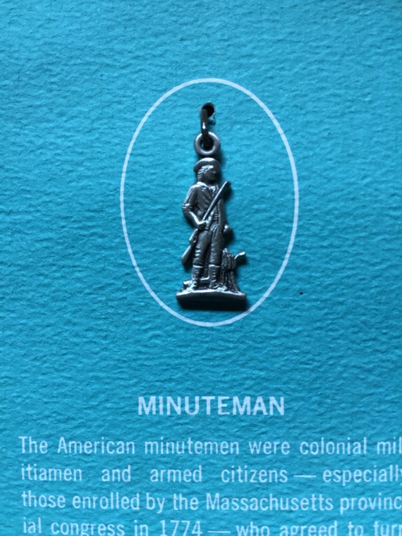American Minutemen Bracelet Charm or Pendant - Ste