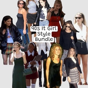 90s It Girl Style Bundle, 90s Fashion Bundle, Secondhand Clothing Mystery Bundle, Personal Stylist Personalized Thrifted Clothing Bundle