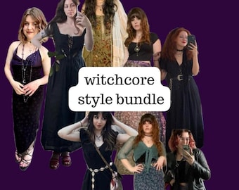 Witchcore Style Bundle, Witchy Fashion Bundle, Secondhand Clothing Mystery Bundle, Personal Stylist Personalized Thrifted Clothing Bundle