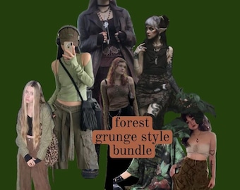 Forest Grunge Style Bundle, Fairy Fashion Bundle, Secondhand Clothing Mystery Bundle, Personal Stylist Personalized Thrifted Clothing Bundle