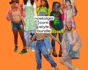 Nostalgiacore Style Bundle, Secondhand Clothing Mystery Bundle, Personal Stylist Personalized Thrifted Clothing Bundle, Kidcore Dresses