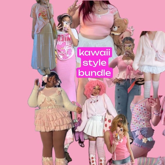 cute cheap dress clothes Kawaii Style Bundle, Fashion Secondhand Clothing Mystery Bundle, Personal Stylist Personalized Thrifted Clothing Bundle, Kidcore Style Womens Successfully Cute Floral Mini Dress in White/Blue Trendy Clothing: Cute Party Outfits
