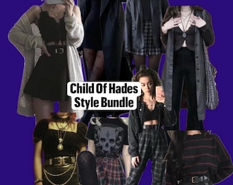 Child Of Hades Style Bundle, Secondhand Clothing Mystery Bundle Personal Stylist Thrifted Clothing Bundle, Camp Halfblood Cabin 13 Style Box