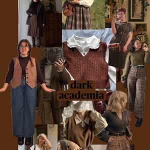 Dark Academia Style Bundle, Secondhand Clothing Mystery Bundle, Personal Stylist Personalized Thrifted Clothing Bundle, Rory Gilmore Style