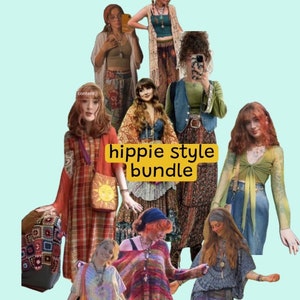 Hippie Style Bundle, Secondhand Clothing Mystery Bundle, Personal Stylist Personalized Thrifted Clothing Bundle, Boho Free Spirit 70s Style