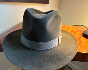 Vintage 1950's Borsalino Colombo Fedora Size 6 7/8