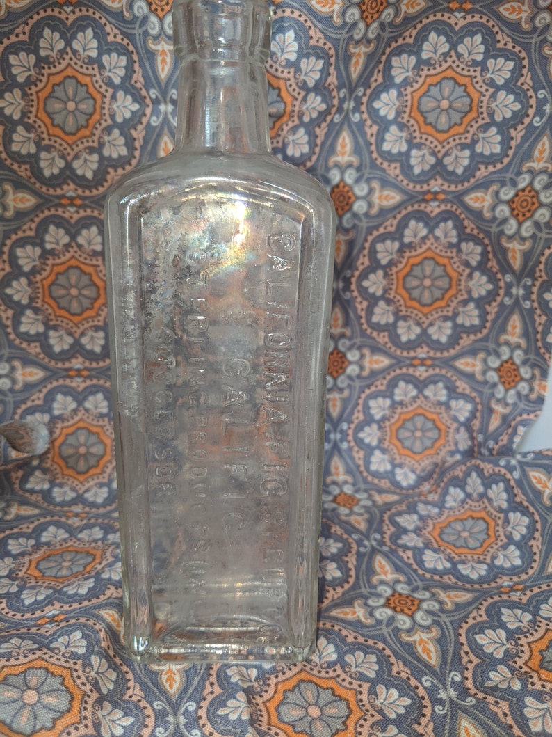 1920's California Fig Syrup Co. Bottle Etsy