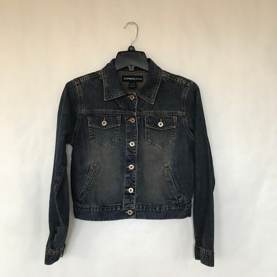 Vintage 90s Express Jeans Denim Jacket 