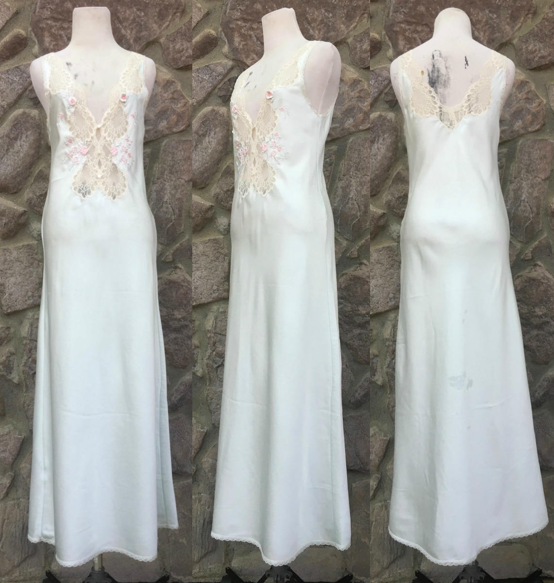 slinky satin wedding dress