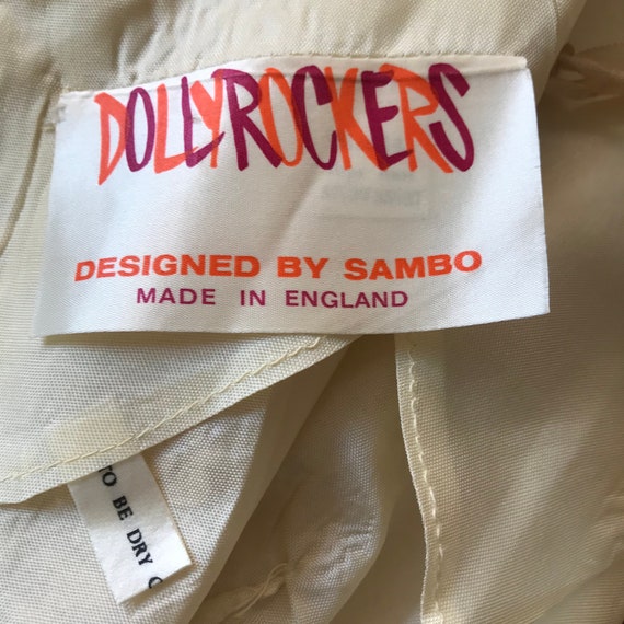 Vintage 60s Dollyrockers Designed by Sambo Cream … - image 9