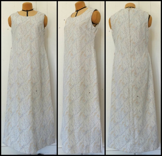 Vintage 60s-70s Henry Lee White & Metallic Silver