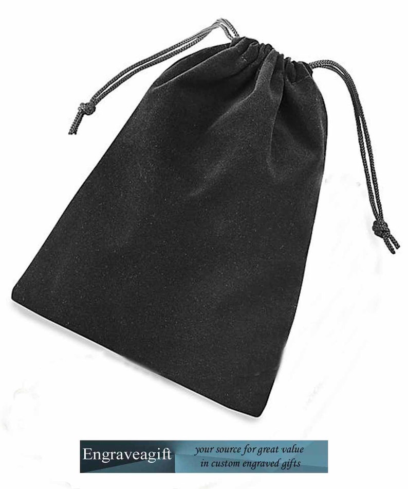 Velveteen gift bag