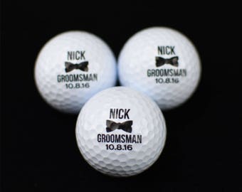 Groomsman Golf Balls - Golf Balls for Wedding - Customized Golf Ball - Wedding Favor - Wedding Favor Golf - Custom Golf balls