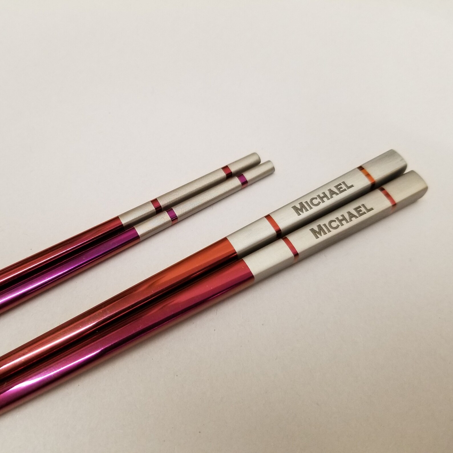 Stainless Steel Chopsticks Personalized Chopsticks Custom Etsy