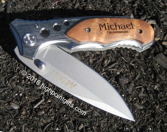 Pocket Knife Groomsman Pocket Knife - Groomsman Gift - Groomsmen Gift - Best Man Gift - Father of the Bride Gift - Groom Gift