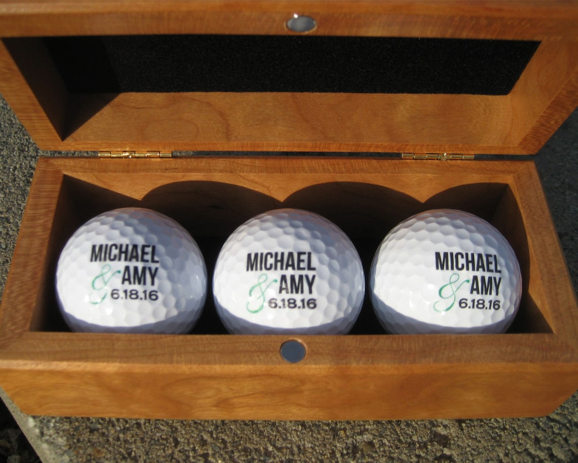 Golf Ball Box Personalized Golf Ball Box Golf Nut Etsy