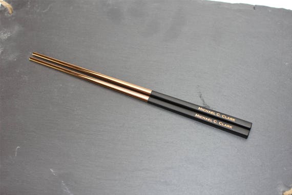 monogrammed chopsticks