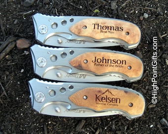 Pocket Knife Groomsman Pocket Knife - Groomsman Gift - Groomsmen Gift - Best Man Gift - Father of the Bride Gift - Groom Gift