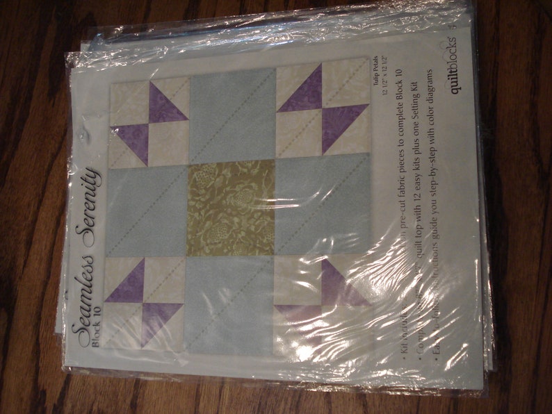 Joann Fabric Quilt Blocks of the Month Seamless Serenity Etsy