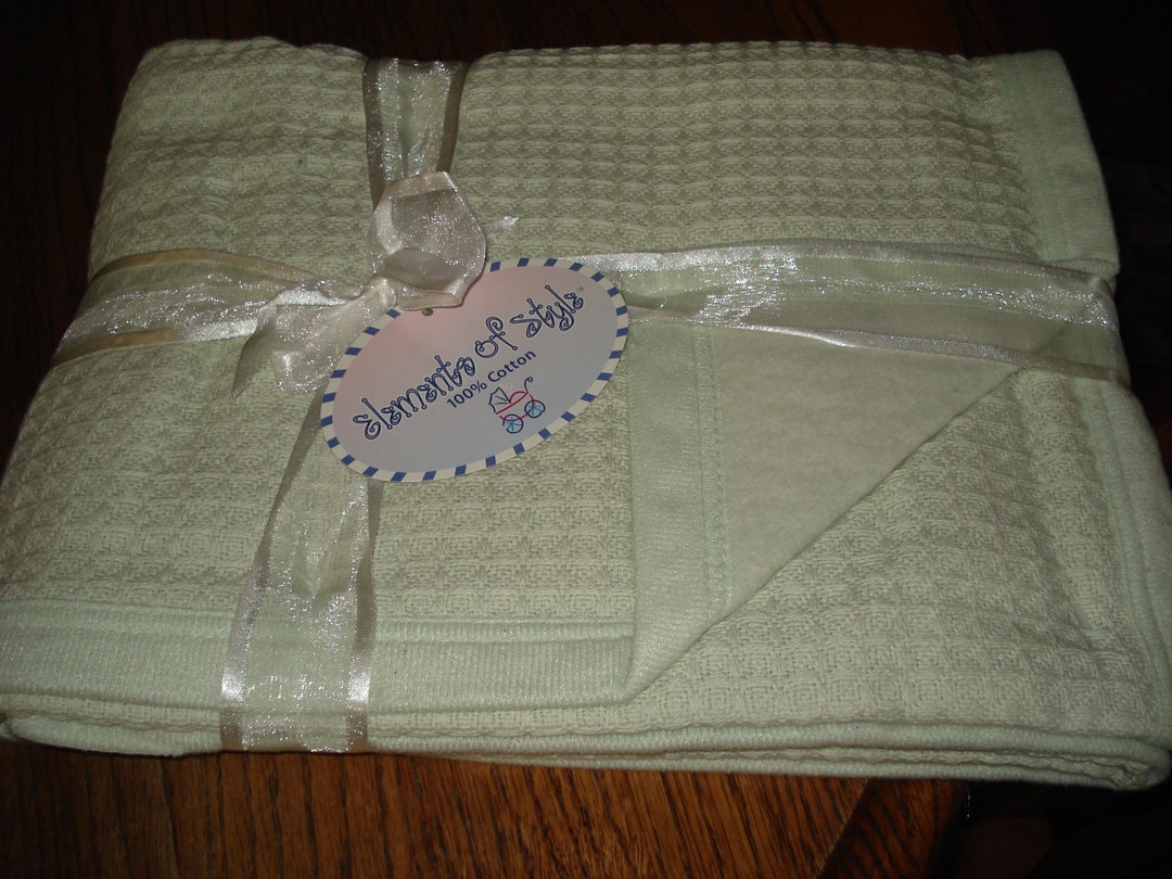Baby Blankets Elements of Style Blanks to Embroider Etsy