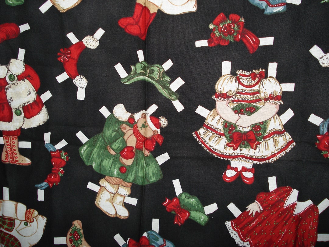 Windham Fabric Paper Doll Christmas Etsy