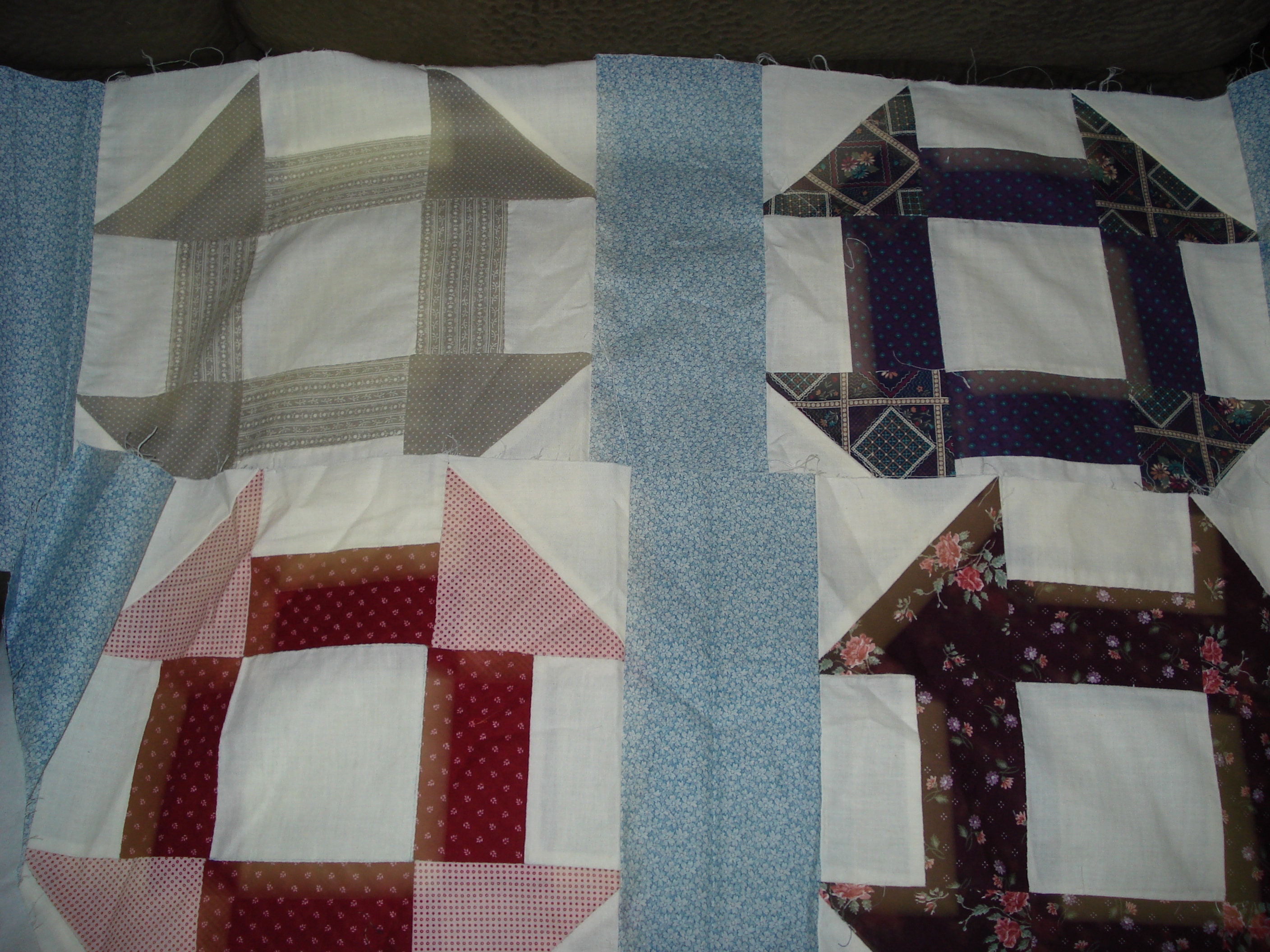 Vintage Quilt Blocks Churn Dash Pattern - Etsy