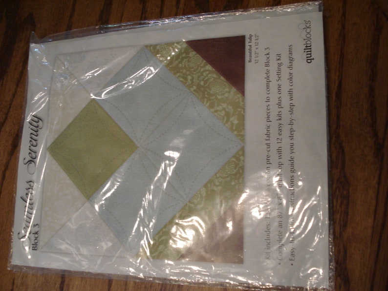 Joann Fabric Quilt Blocks of the Month Seamless Serenity Etsy