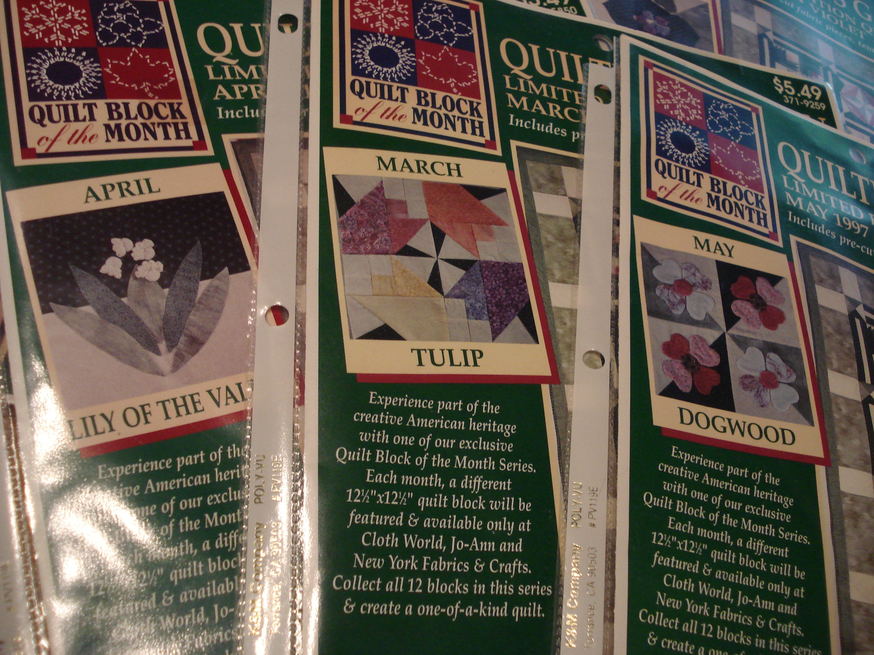 Quilt Block of the Month "quilters Garden" Series by Joann Fabrics - Etsy