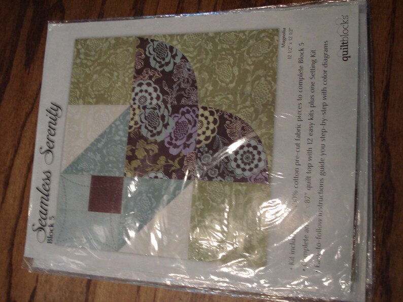 Joann Fabric Quilt Blocks of the Month Seamless Serenity Etsy