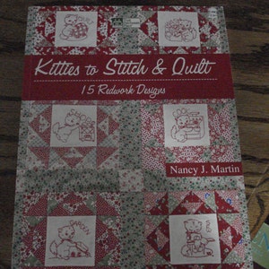 Kitties to stitch & Quilt by Nancy J. Martin