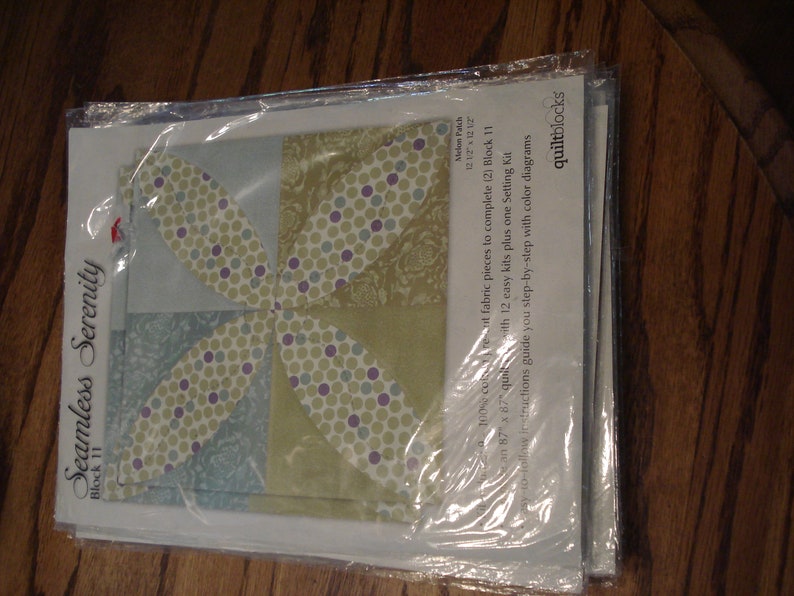 Joann Fabric Quilt Blocks of the Month Seamless Serenity Etsy