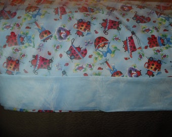 Child's Pillow case with Lady Bugs