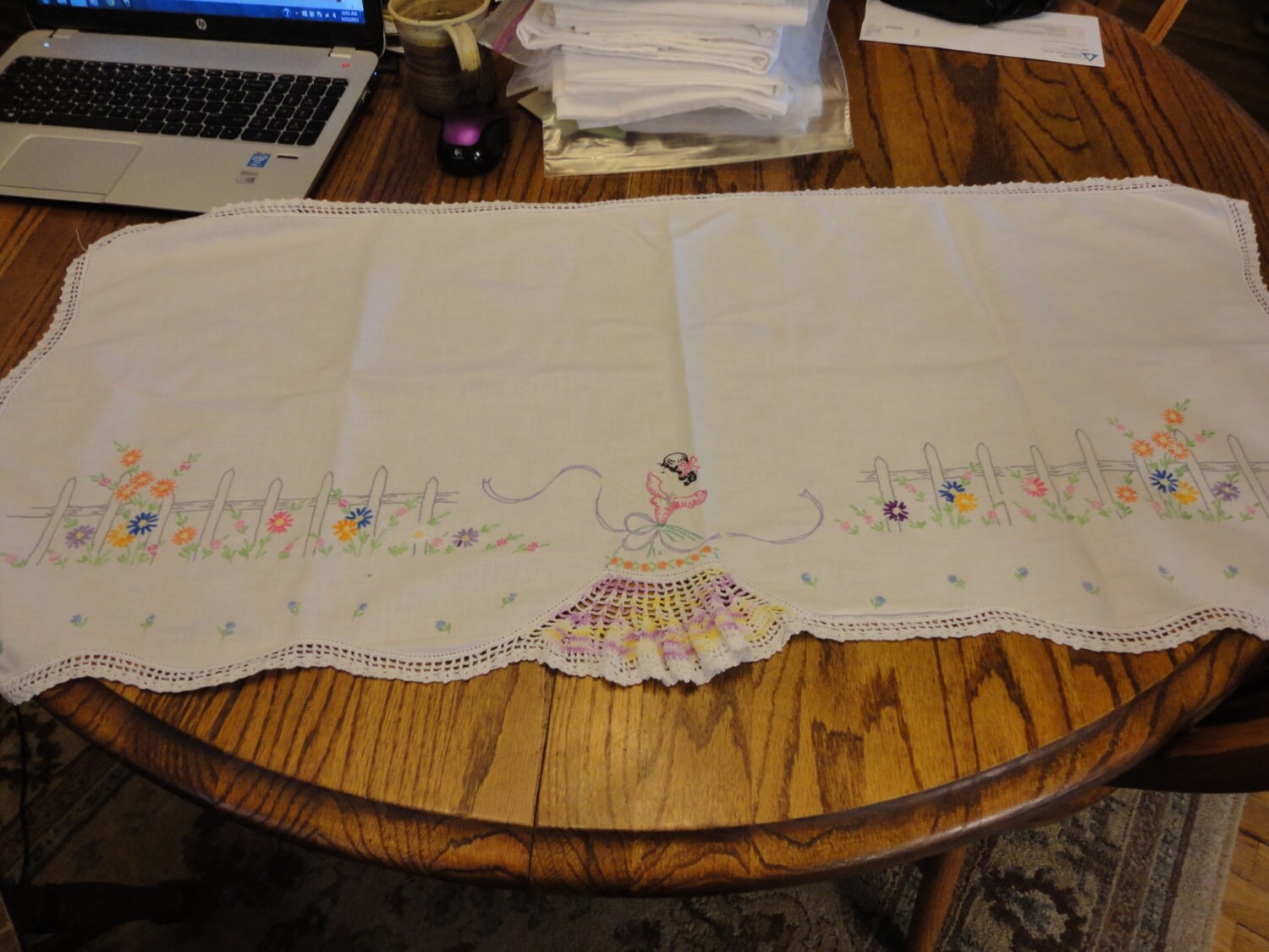 Dresser Scarf Vintage Etsy