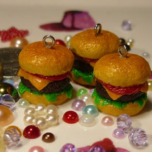 Cheeseburger Earrings image 2