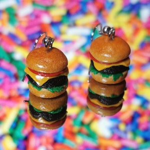 Cheeseburger Earrings image 1