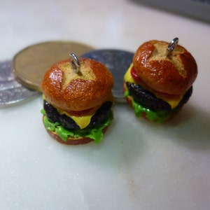 Cheeseburger Earrings image 3