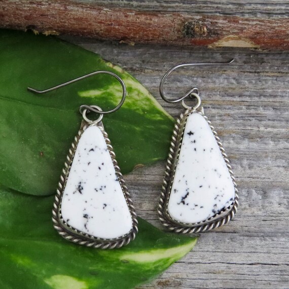 White buffalo earrings top