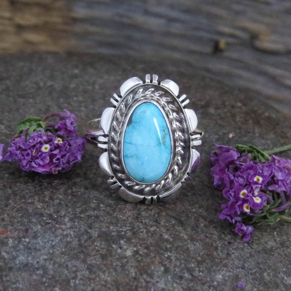 Fascinating Native American Navajo Blue Gem Turquoise Sterling Silver Spiral Earrings Fascinating Native American Navajo Blue Gem Turquoise Sterling Silver Spiral Earrings