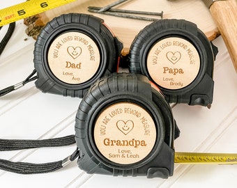 Personalized Tape Measure, Custom Tape Measure, Measuring Tape, Fathers Day Gift for Grandpa,