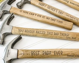 Personalized Hammer, Engraved Hammer, Christmas Gifts for Dad,