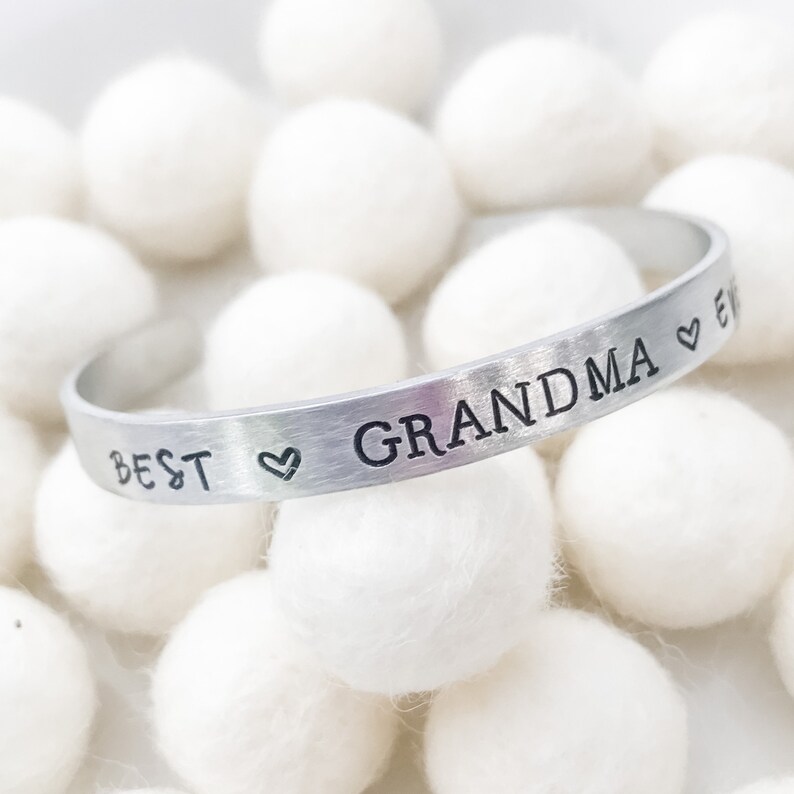 Best Grandma Ever Bracelet Grandma Gifts Gifts for Grandma Etsy