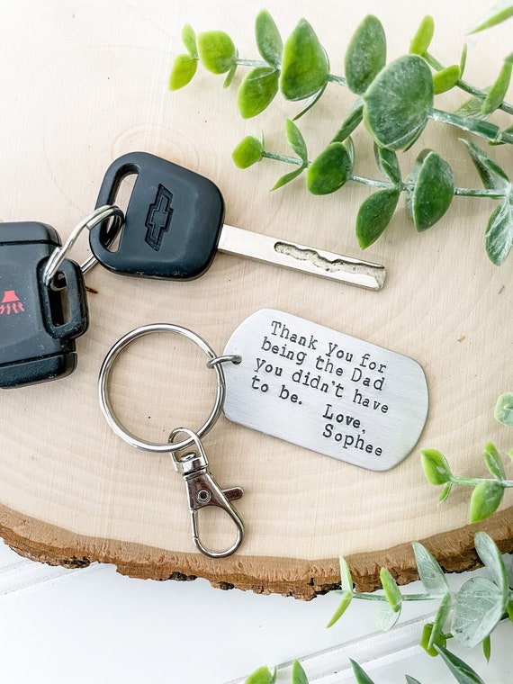 Step dad keychains clearance