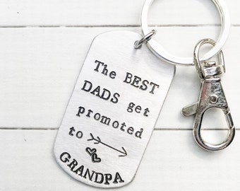 Grandpa Keychain, Fathers Day Gift for Grandpa, Grandpa Gift, Grandfather Gift,