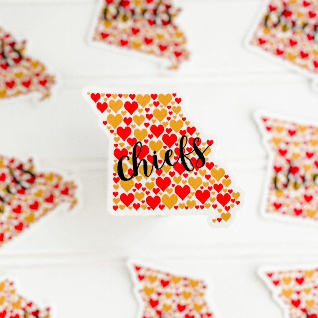 Kansas City Chiefs Stickers, KC Chiefs Stickers, Laptop Stickers