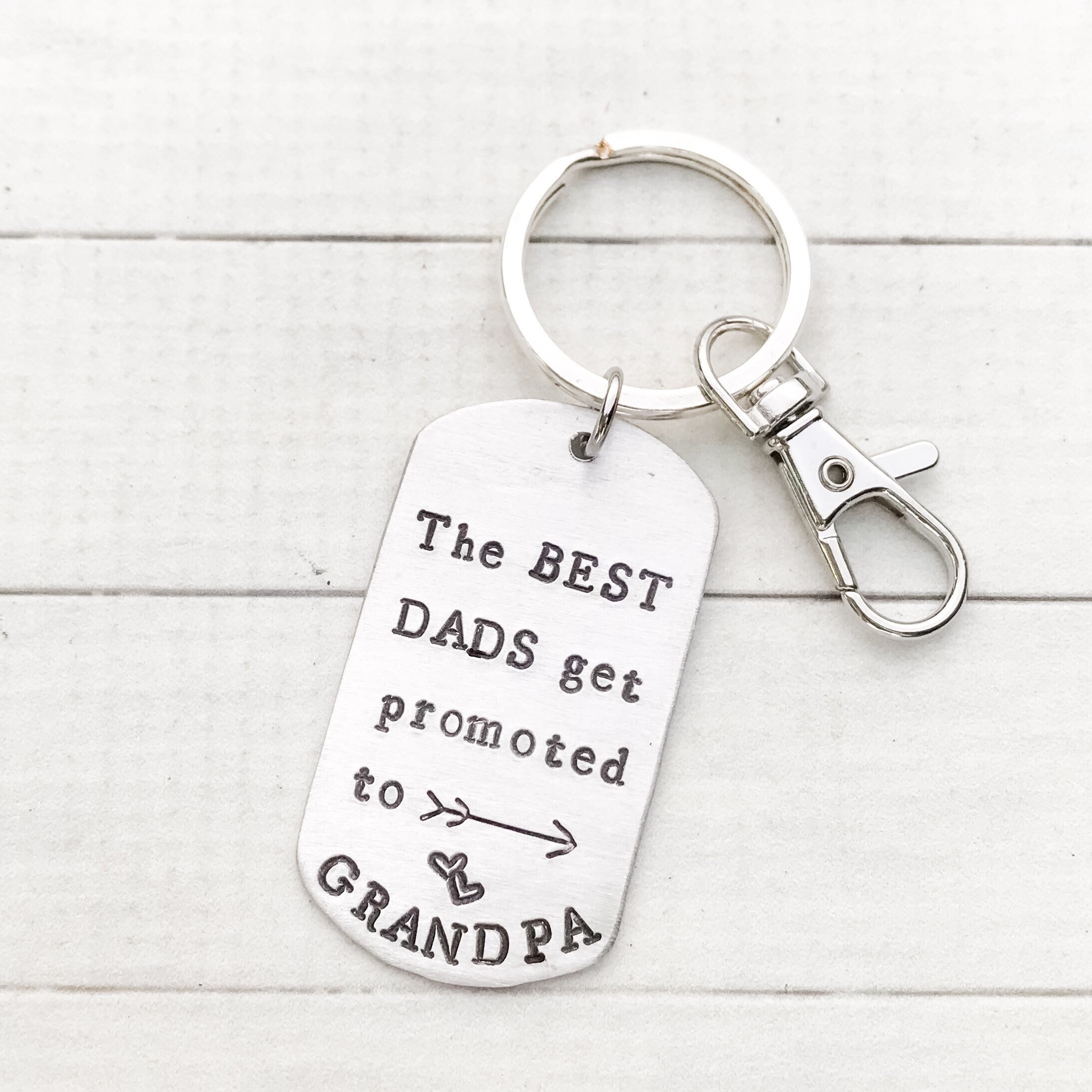 Personalized Gifts for Grandpa Customized Keychain for Etsy